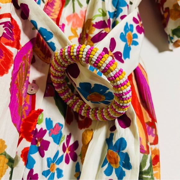 Farm Rio Spring Bananas Belt Mini Dress - Picture 5 of 7